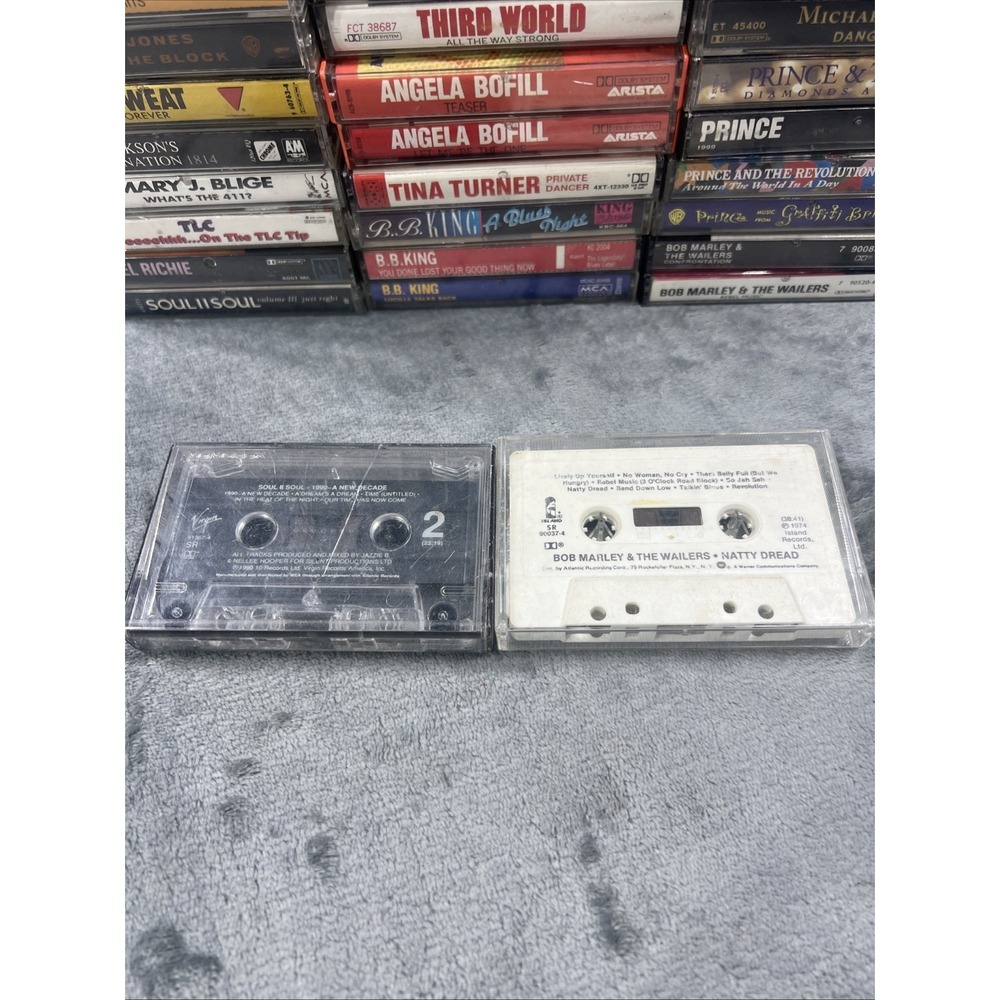 Vintage Cassette Tapes Lot of 35 Prince Micheal Jackson TLC R&B Soul 90s Music - Picture 2 of 16